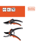 Black & Decker Gartenschere in Schwarz