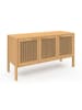 IDOMYA Essentials Kommode "Eve" in Hellbraun - (B)110 x (H)60 x (T)40 cm