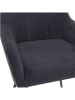 IDOMYA Factory 2-delige set: eetkamerstoelen "Ariana" antraciet - (B)51 x (H)76 x (D)56 cm