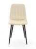 IDOMYA Factory 6-delige set: stoelen "Fiona" crème/zwart - (B)46 x (H)88 x (D)55 cm