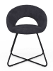 IDOMYA Factory 2er-Set: Esszimmerstühle "Malone" in Anthrazit - (B)60 x (H)79 x (T)50 cm
