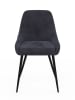 IDOMYA Factory 2er-Set: Esszimmerstühle "Olivia" in Anthrazit - (B)47,5 x (H)79 x (T)54 cm
