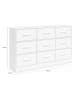 IDOMYA Essentials Ladekast "Uma" wit - (B)113 x (H)79 x (D)30 cm