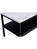 IDOMYA Essentials Konsole "Glam" in Schwarz/ Weiß - (B)80 x (H)80 x (T)30 cm