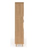 IDOMYA Essentials Boekenkast "Faustine" lichtbruin - (B)80 x (H)143 x (D)30 cm