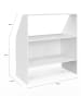IDOMYA Essentials Staande kast "Jeanne" wit - (B)100 x (H)110 x (D)50 cm
