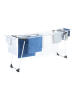 IDOMYA Essentials Wasdroogrek "Ultimate" zwart/wit - (B)210 x (H)90 x (D)56 cm