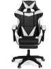 IDOMYA Essentials Bürostuhl in Schwarz/ Weiß - (B)60 x (H)117,5 x (T)64 cm
