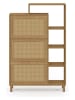 IDOMYA Essentials Schuhschrank "Erin" in Hellbraun - (B)86,5 x (H)133,5 x (T)23,5 cm