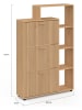 IDOMYA Essentials Schoenenkast "Faustine" lichtbruin - (B)86,5 x (H)133 x (D)24 cm