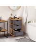 IDOMYA Essentials Badezimmerregal in Hellbraun/ Grau - (B)44 x (H)50 x (T)34 cm