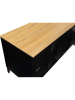 IDOMYA Essentials TV-meubel "Storen" zwart/lichtbruin - (B)113 x (H)53 x (D)40 cm