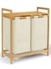 IDOMYA Essentials Wäschekorb in Natur/ Beige - (B)64 x (H)73 x (T)33 cm