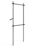 IDOMYA Essentials Garderobe in Schwarz - (B)112 x (H)278 cm