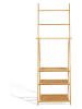 IDOMYA Essentials Badezimmerregal "Maya" in Hellbraun - (B)53 x (H)152 x (T)32 cm
