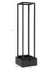 IDOMYA Essentials Kaminholzständer in Schwarz - (B)33 x (H)125 x (T)33 cm