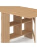 IDOMYA Factory Klapptisch "Faustine" in Hellbraun - (B)150 x (H)75 x (T)80 cm