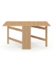 IDOMYA Factory Klapptisch "Faustine" in Hellbraun - (B)150 x (H)75 x (T)80 cm