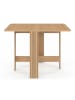 IDOMYA Factory Klaptafel "Faustine" lichtbruin - (B)103 x (H)75 x (D)27 cm