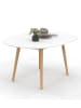 IDOMYA Factory Eettafel "Stacy" beige/wit - (B)150 x (H)75 x (D)110 cm