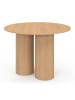 IDOMYA Factory Eettafel "Olympia" lichtbruin - (H)75 x Ø 110 cm