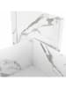 IDOMYA Factory Couchtisch in Weiß/ Grau - (B)60 x (H)35 x (T)60 cm