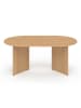 IDOMYA Factory Salontafel "Gabin" lichtbruin - (B)110 x (H)45 x (D)60 cm