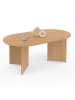 IDOMYA Factory Couchtisch "Gabin" in Hellbraun - (B)110 x (H)45 x (T)60 cm