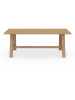 IDOMYA Factory Couchtisch "Gustave" in Hellbraun - (B)110 x (H)40 x (T)55 cm