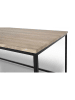 IDOMYA Factory Couchtisch "Memphis" in Beige/ Schwarz - (B)113 x (H)45 x (T)60 cm