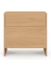 IDOMYA Factory Minibar "Faustine" lichtbruin - (B)50 x (H)50 x (D)25 cm