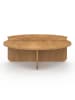 IDOMYA Factory Couchtisch in Hellbraun - (H)35 x Ø 90 cm