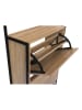 IDOMYA Essentials Garderobe "Alan" in Hellbraun/ Schwarz - (B)63,5 x (H)180 x (T)23,5 cm