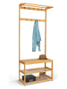 IDOMYA Essentials Garderobe "Maya" in Hellbraun - (B)70 x (H)170 x (T)30,5 cm