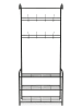 IDOMYA Essentials Garderobe "Pasadena" in Schwarz - (B)71 x (H)186 x (T)31 cm