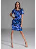SWING Jurk donkerblauw/paars