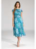 SWING Kleid in Türkis/ Blau