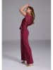 SWING Jumpsuit auberginekleurig