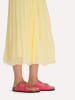 Birkenstock Leren slippers "Arizona Big Buckle" roze