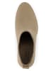 TOMS Leder-Stiefeletten in Beige
