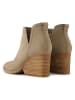 TOMS Leder-Stiefeletten in Beige