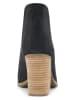 TOMS Leder-Stiefeletten in Dunkelblau