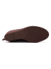 TOMS Leder-Keilstiefletten in Lila