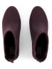 TOMS Leren sleehaklaarzen paars