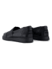 TOMS Leren instappers zwart