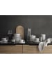 Blomus 2er-Set: Geschirrtücher ''Gano'' in Grau/ Creme - (L)70 x (B)50 cm