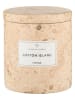 Blomus Duftkerze ''Frabli - Travertin'' in Beige - 110 g