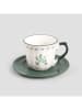 Homla Tasse ''Greta'' in Weiß/ Grün - 250 ml