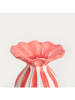 Homla Vase ''Aurelia'' in Koralle/ Weiß - (H)25,5 x Ø 13,5 cm