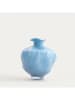 Homla Vase ''Coralia'' in Hellblau - (H)24 x Ø 21 cm